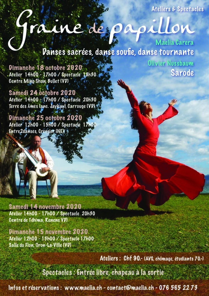 Atelier Danses sacrées & Spectacle « Graine de papillon »
