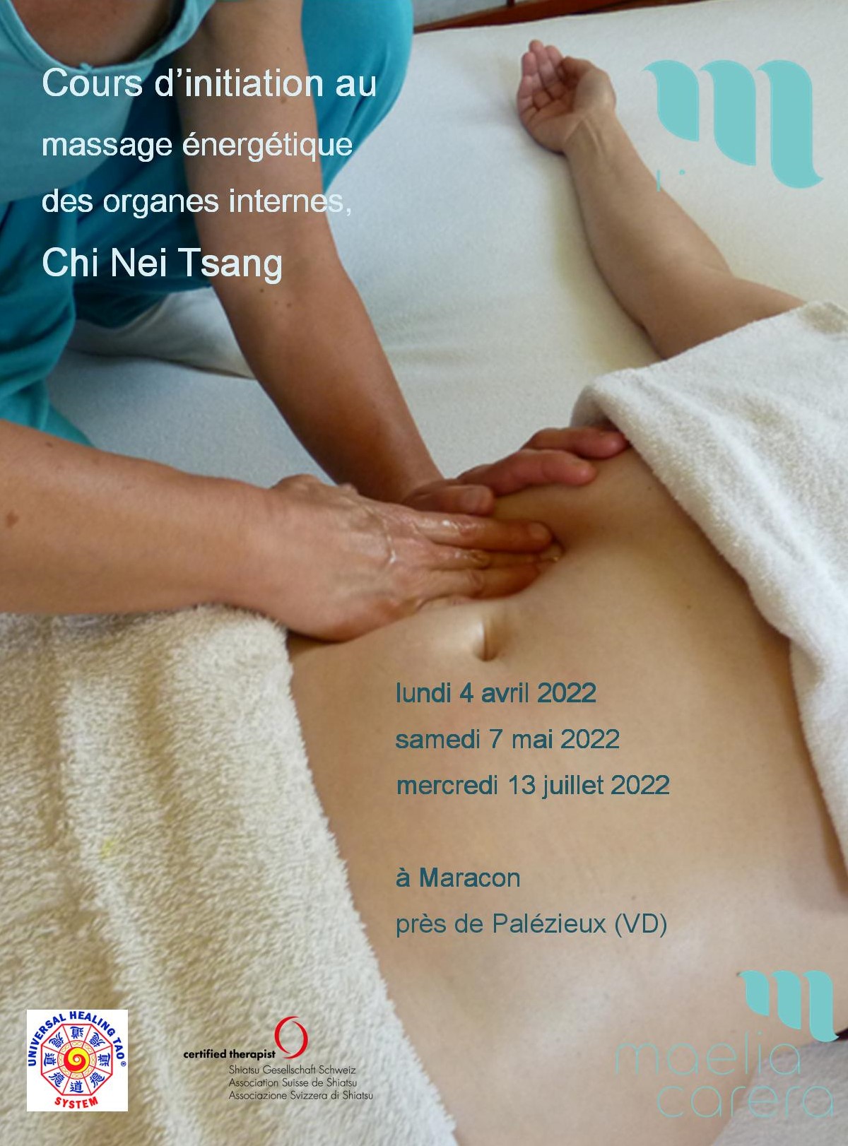 Lire la suite à propos de l’article Cours d’initiation au Chi Nei Tsang (CNT), massage énergétique des organes internes
